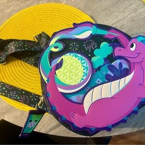Disney Loungefly Epcot Figment Dragon Crossbody Bag - festival of arts